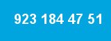 923 184 47 51 923 184 47 51